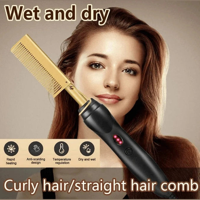 Electric Heating Comb – Smooth & Style Hair