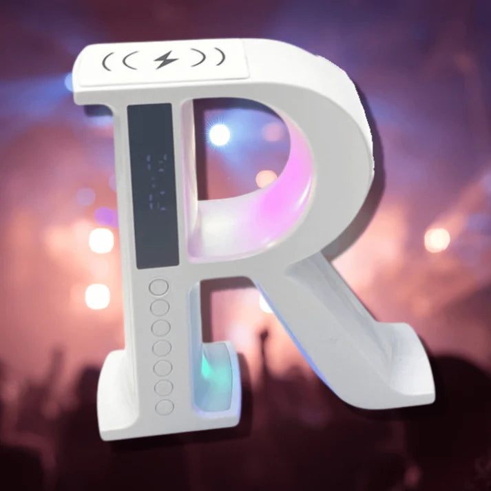 LED Wireless Charging R-Speaker – Bluetooth RGB Speaker