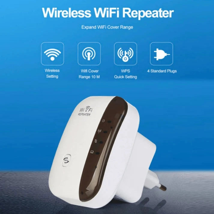 WiFi Repeater Range Extender – 300Mbps Wireless Booster