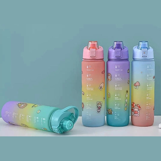 1L Motivational Sports Water Bottle