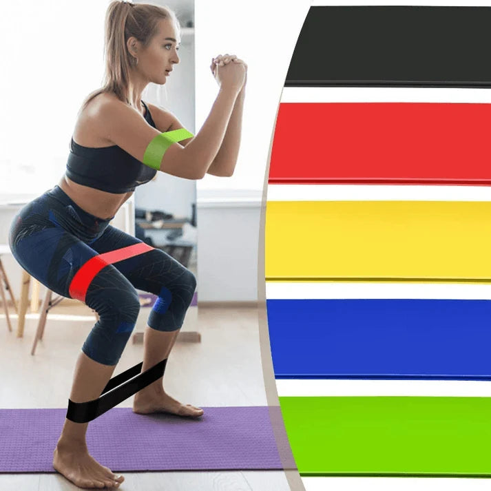 5-Piece Resistance Exercise Bands – Home Workout Set