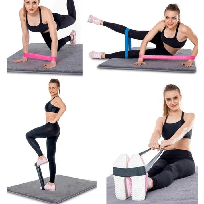 5-Piece Resistance Exercise Bands – Home Workout Set