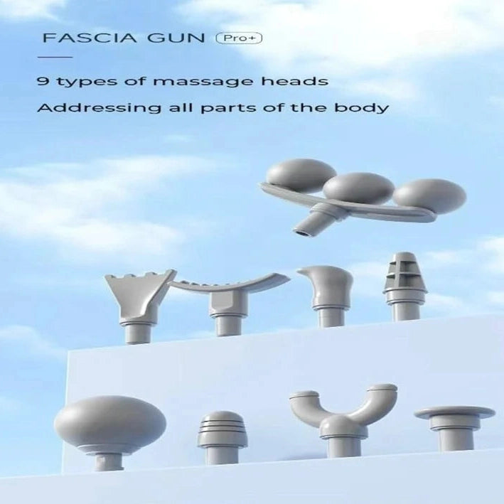 Triple-Head Massage Gun – Portable Muscle Massager