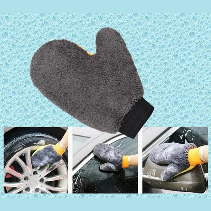 Soft Microfiber Car Cleaning Glove